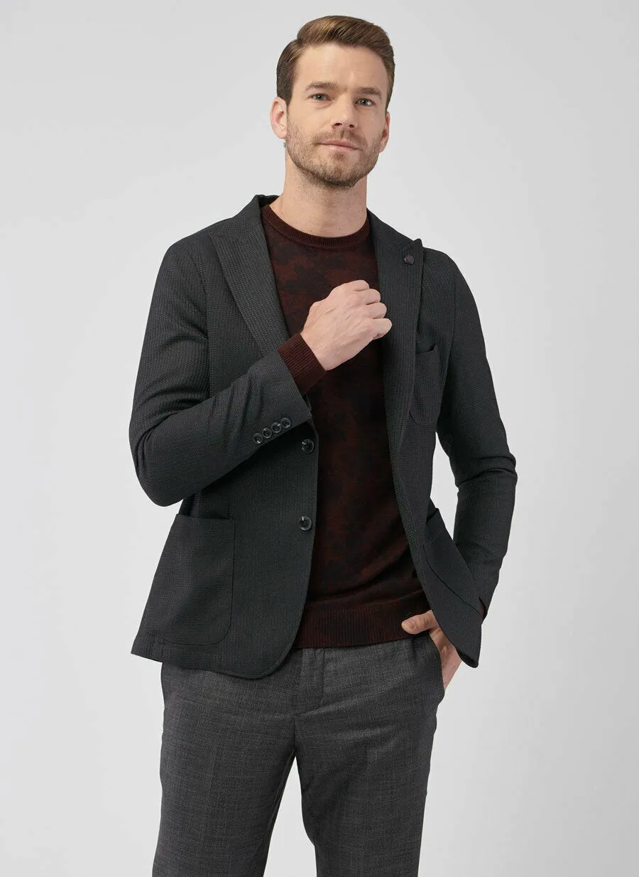 16882 Anthracite Slim Fit Jacket