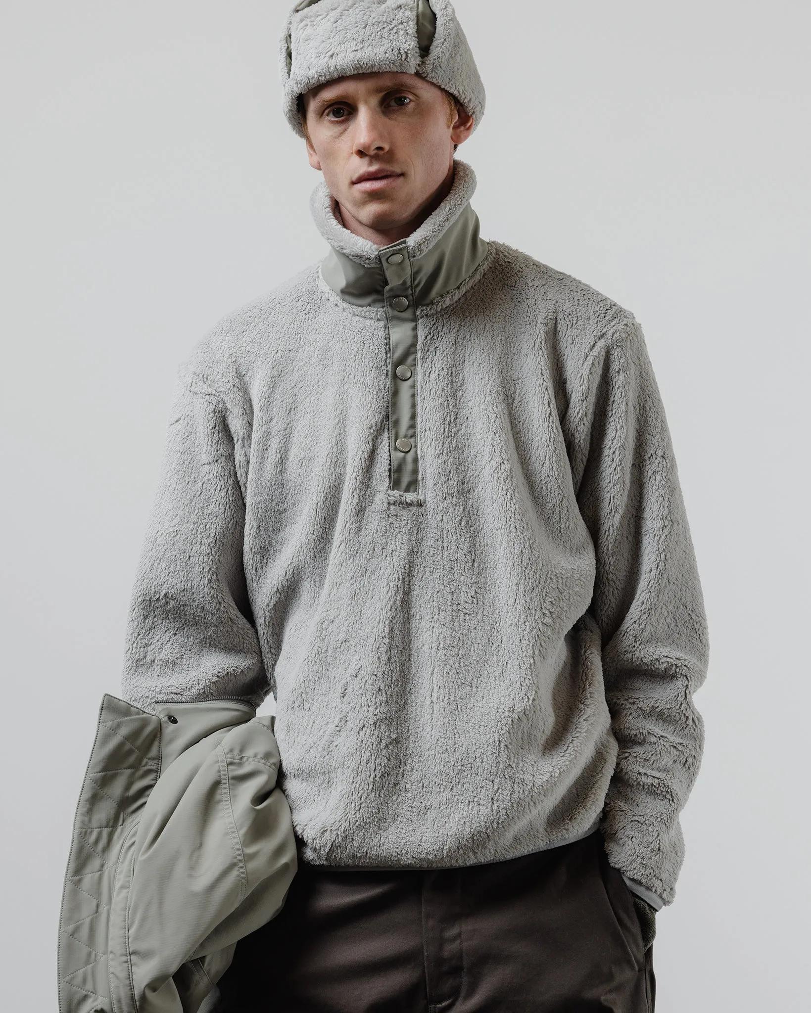 Alpine Pullover - Polartec High Loft Fleece Black
