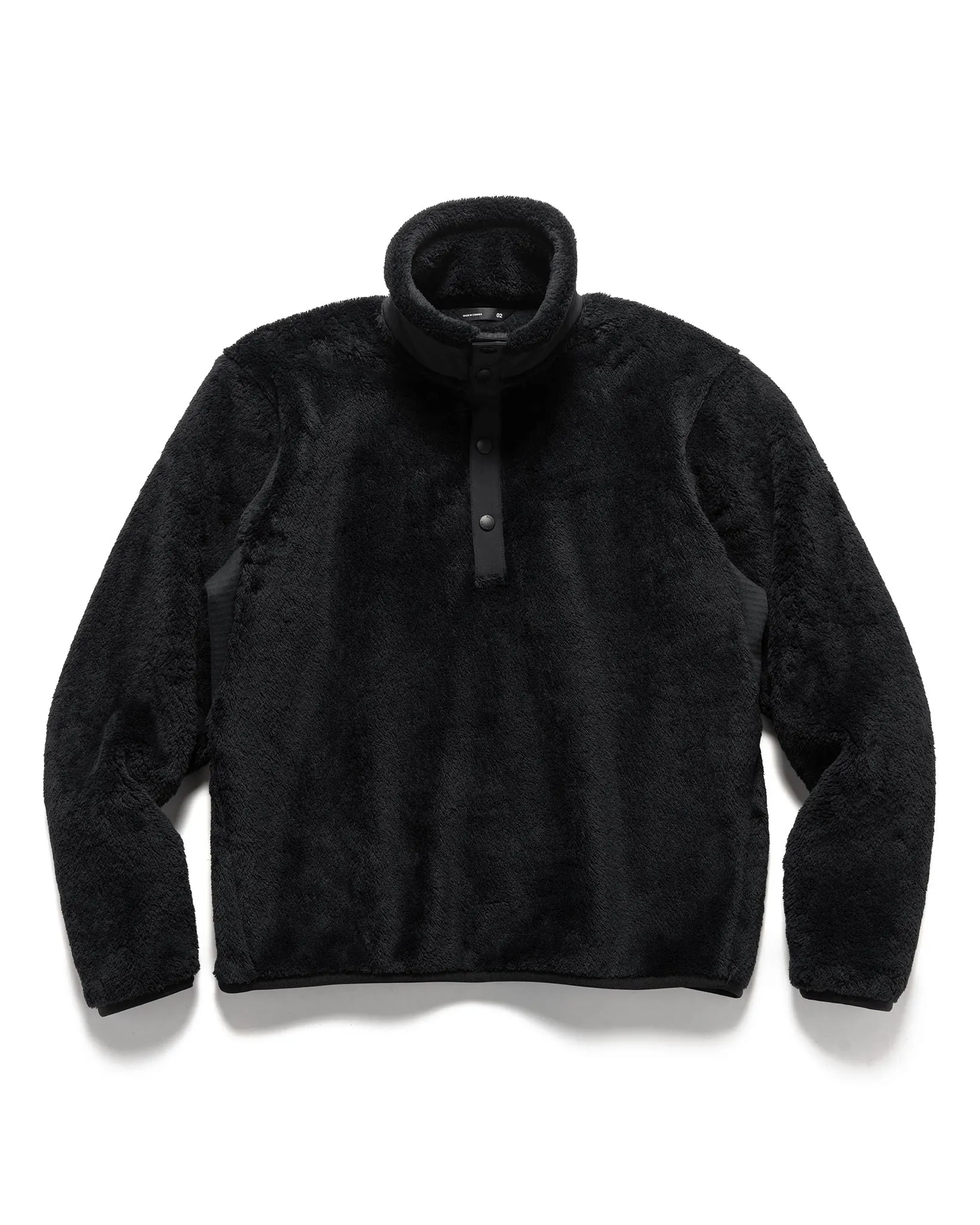 Alpine Pullover - Polartec High Loft Fleece Black