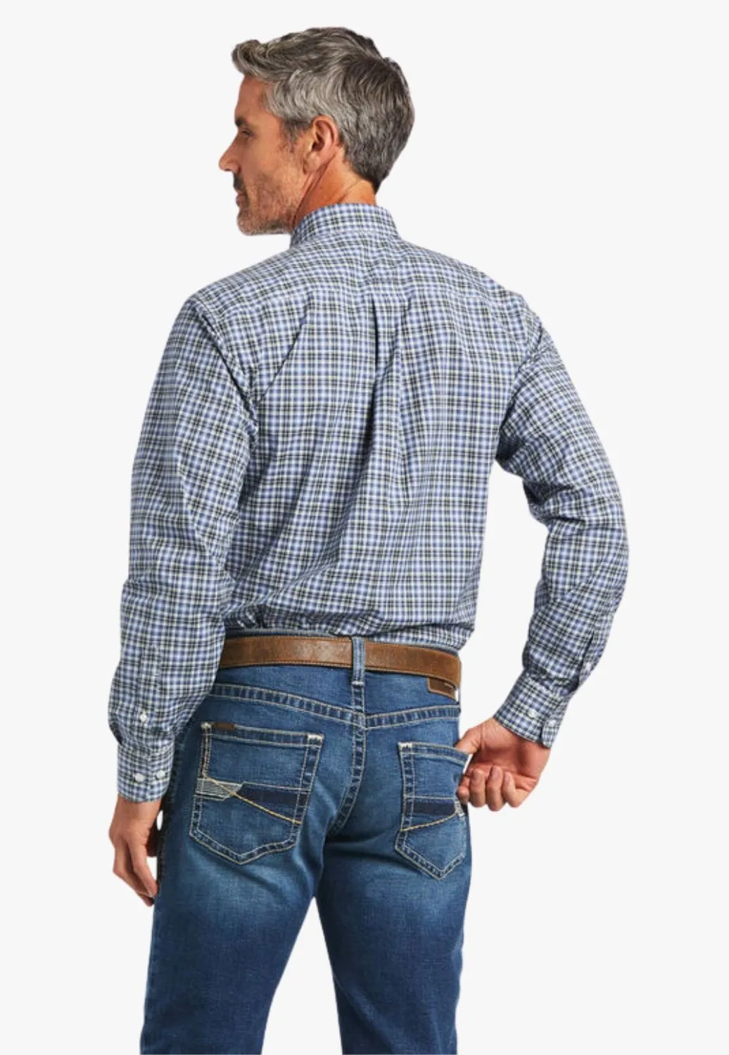 Ariat Mens Pro Series Team Adriel Fitted Long Sleeve Shirt