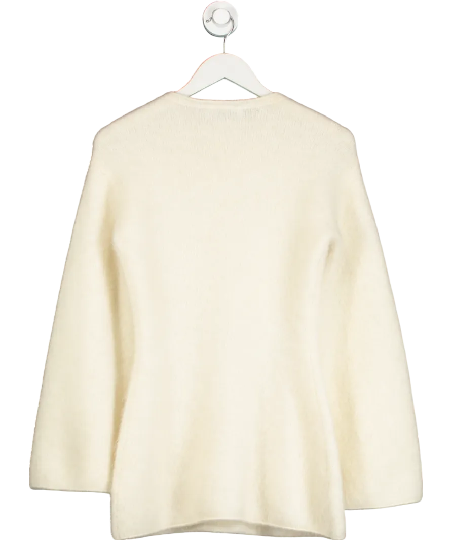 By Malina Cream Wool Sweater Dress UK S
