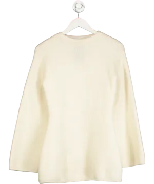 By Malina Cream Wool Sweater Dress UK S