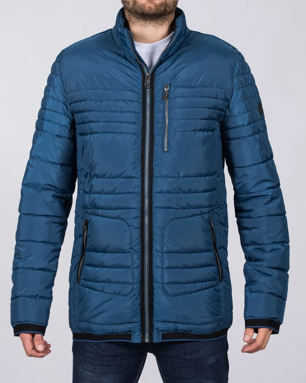 Cabano Lightweight Tall Quilted Jacket (royal blue)