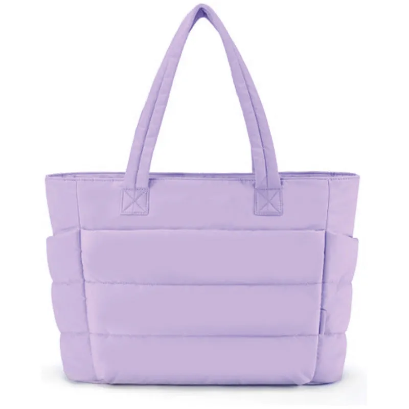 CARMELLE Lightweight Quilted Tote Bag