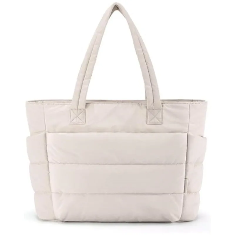 CARMELLE Lightweight Quilted Tote Bag
