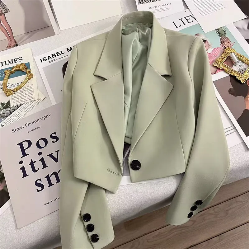 CORALIE - Sophisticated Cropped Blazer