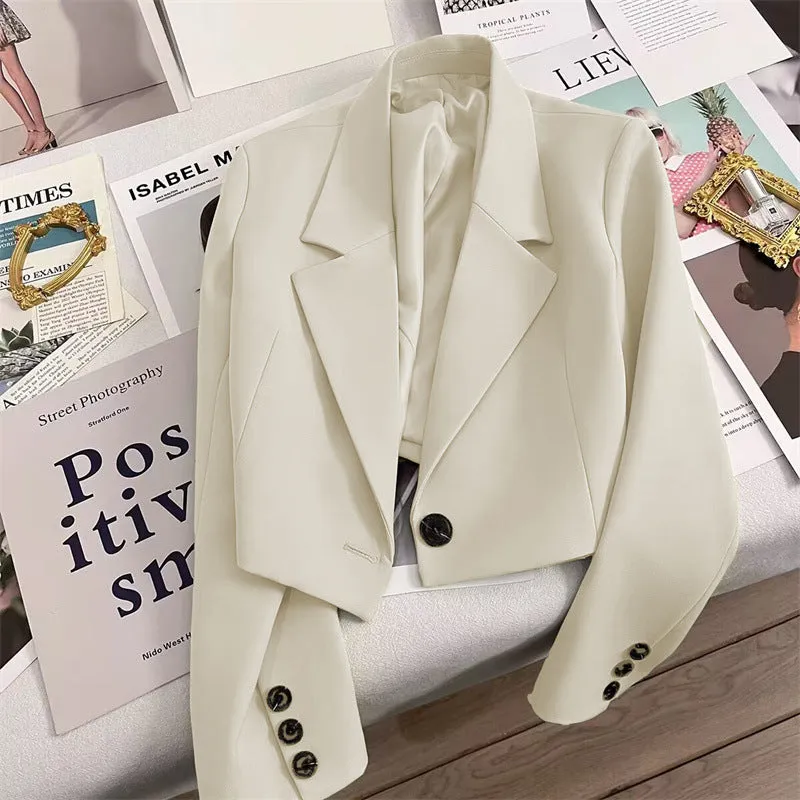 CORALIE - Sophisticated Cropped Blazer