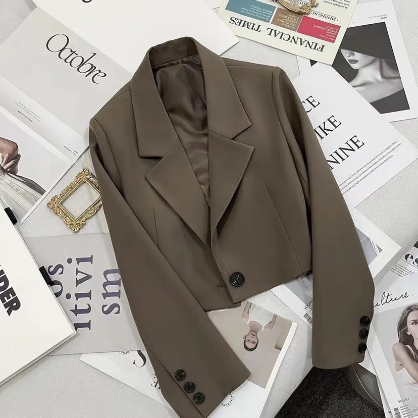 CORALIE - Sophisticated Cropped Blazer