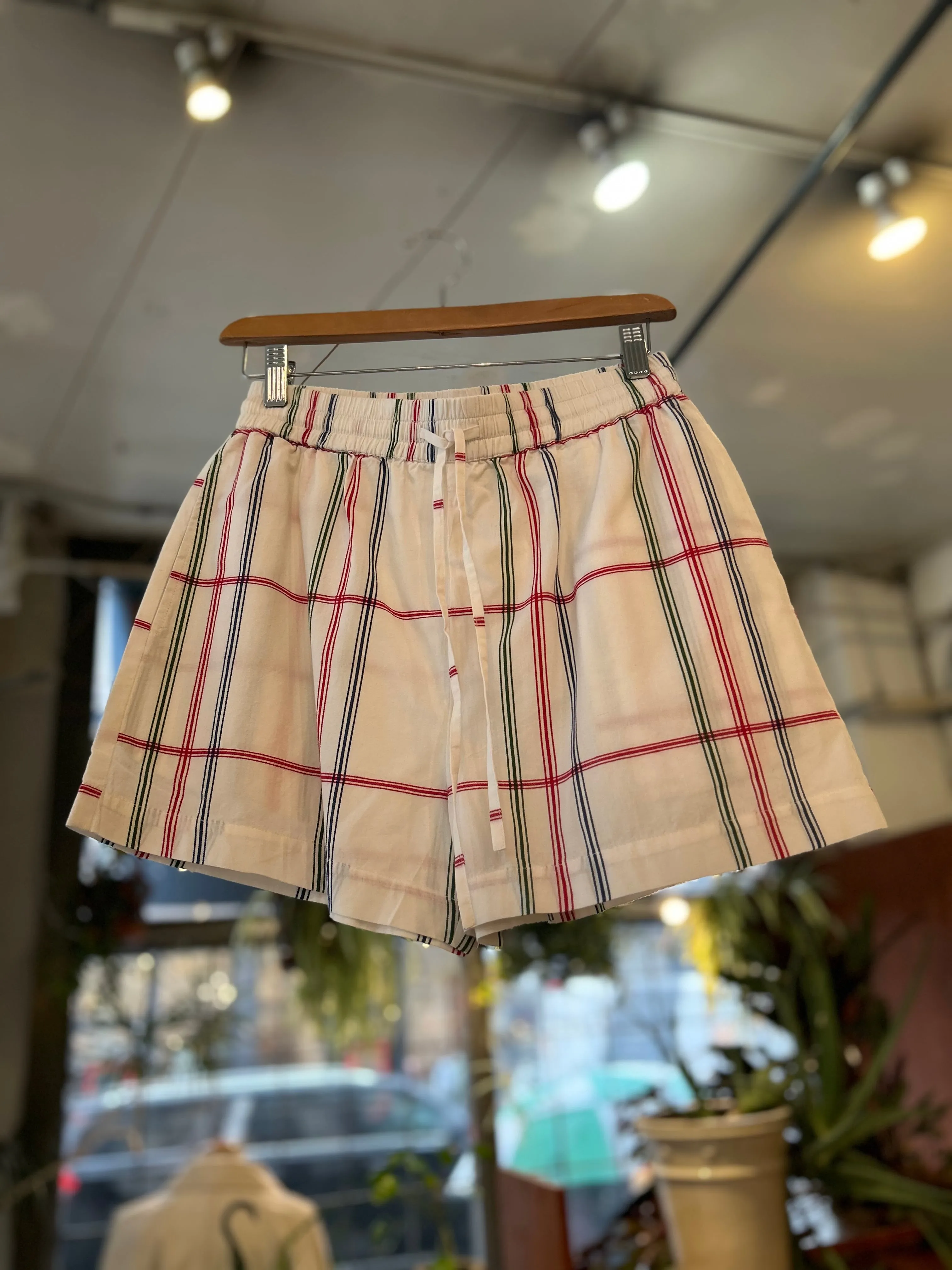 Geranio Shorts - Cambric Stripes