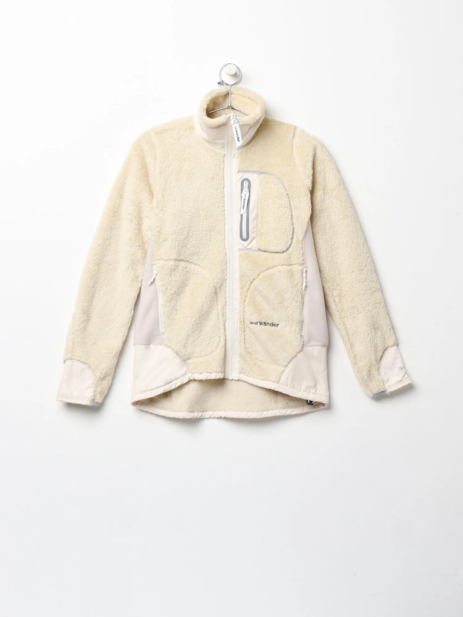 HIGH LOFT FLEECE JACKET OFF WHITE 5742241316