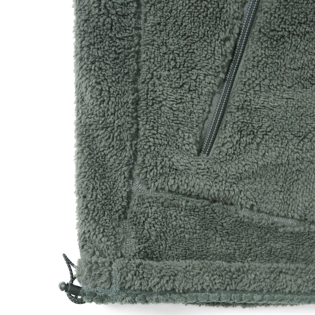HIGH LOFT FLEECE VEST CHARCOAL