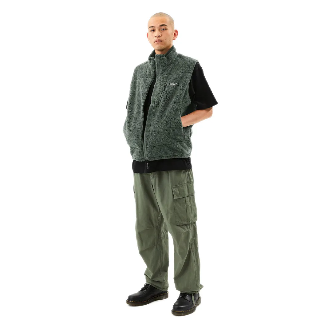 HIGH LOFT FLEECE VEST CHARCOAL