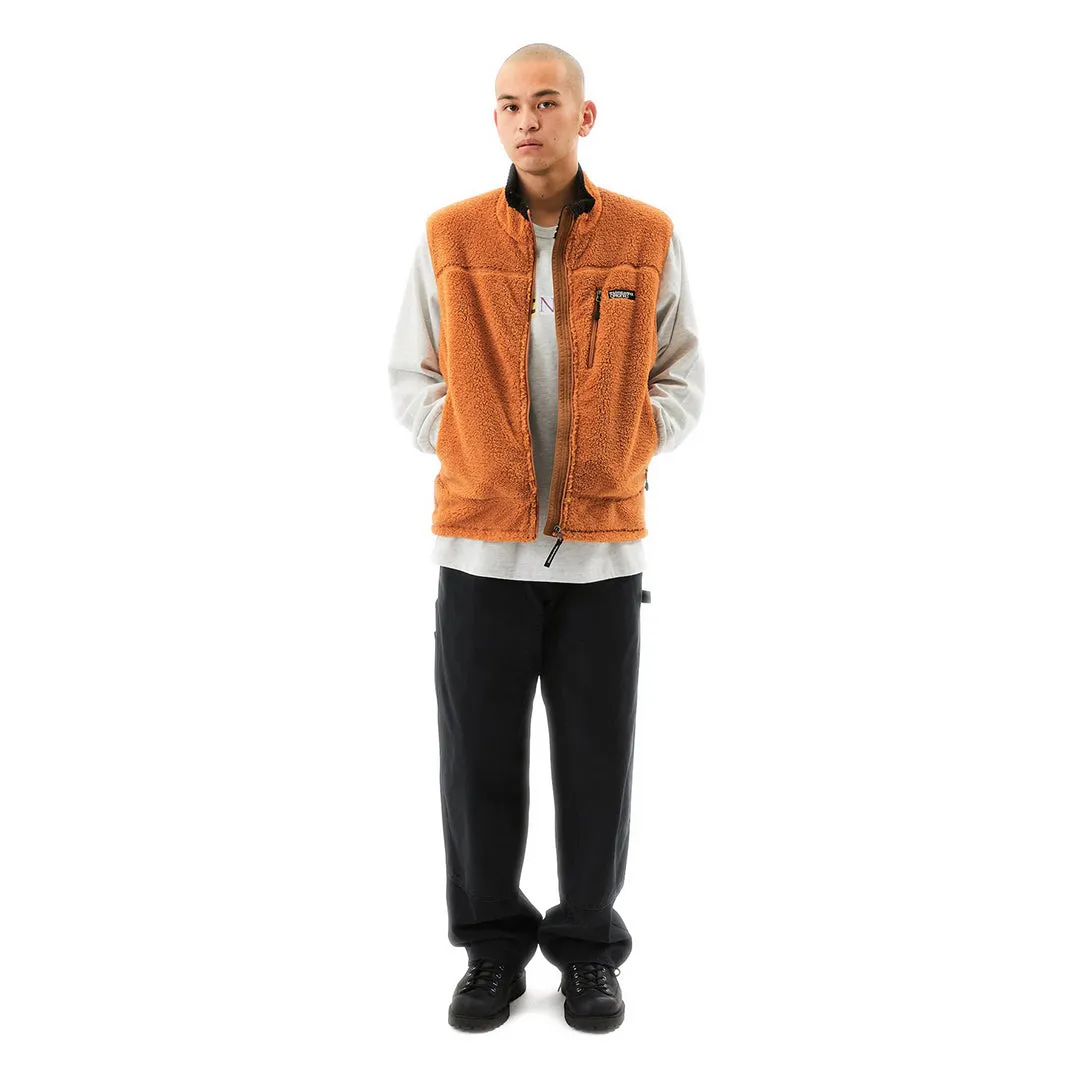 HIGH LOFT FLEECE VEST ORANGE