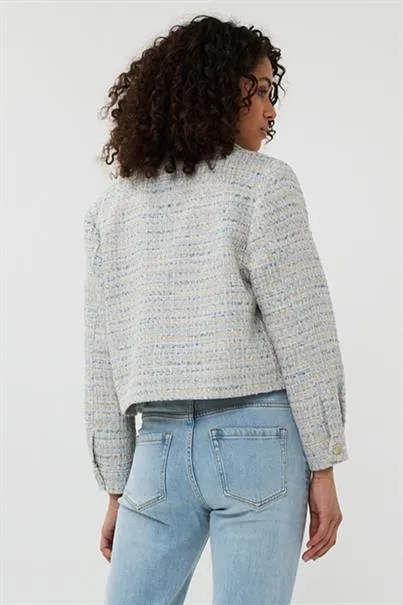 JACKET TWEED-BLUE