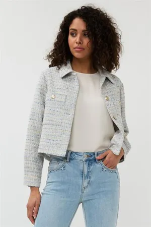 JACKET TWEED-BLUE