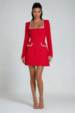 JOLENE - TWEED MINI DRESS