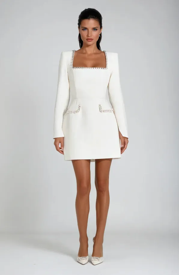 JOLENE - TWEED MINI DRESS