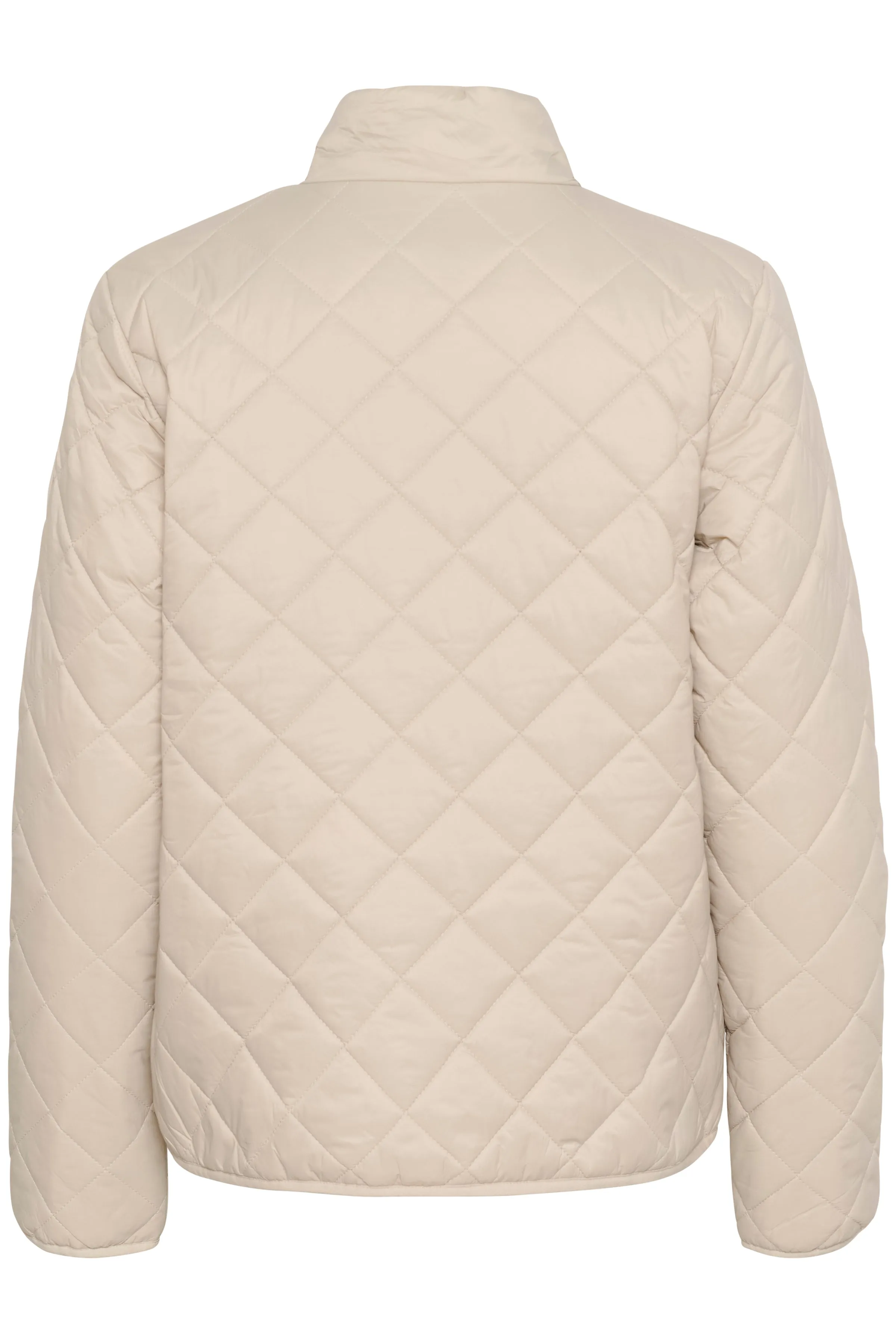 Kaffe Quilted Jacket || Heather Grey