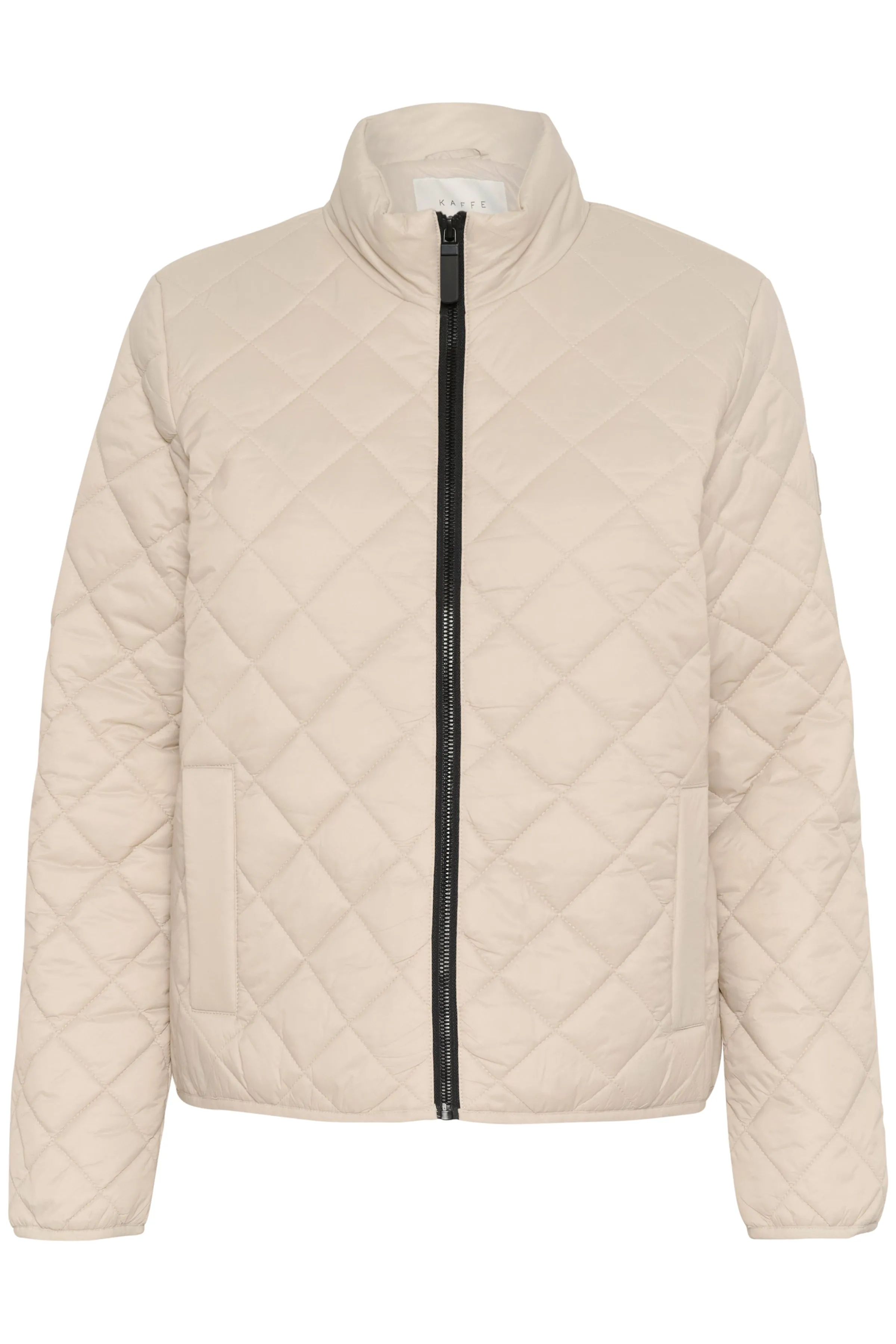 Kaffe Quilted Jacket || Heather Grey