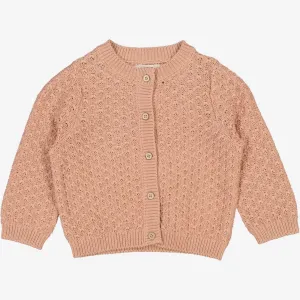 Knit Cardigan Magnella | Baby - rose dawn