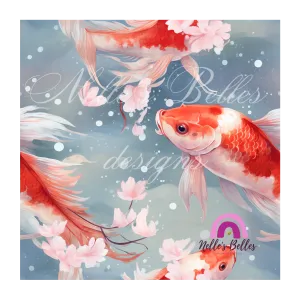 Koi fish seamless
