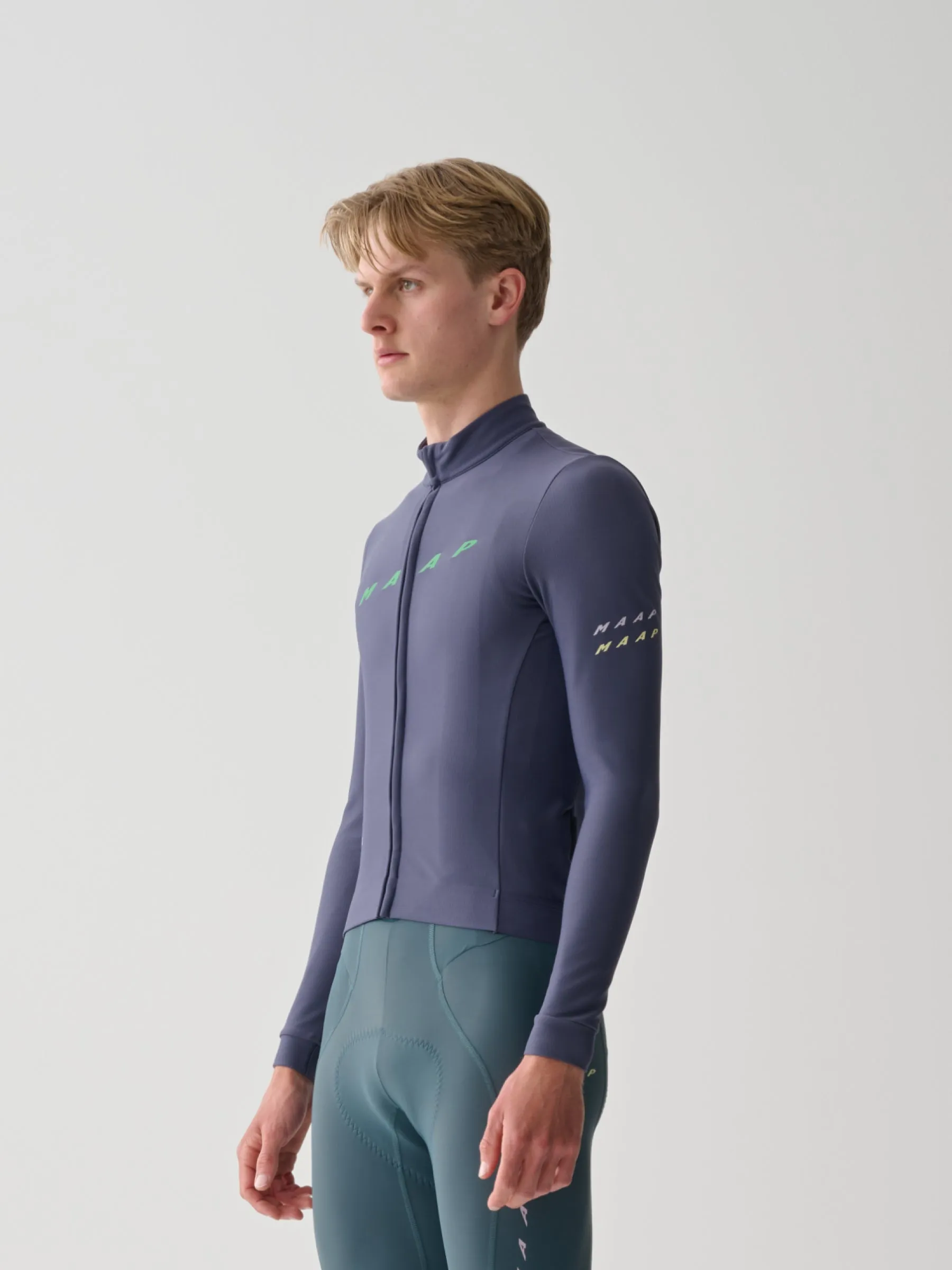 MAAP Level Men's Thermal Longsleeve Jersey 2.0 Blueprint