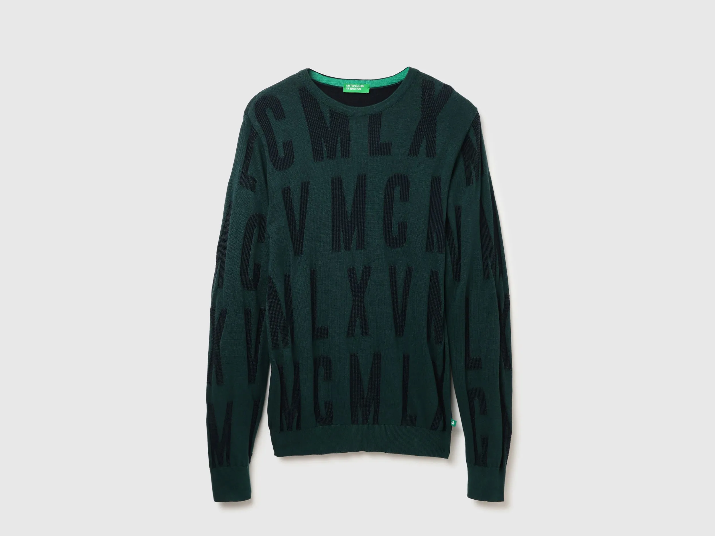 Men Printed Round Neck Sweater