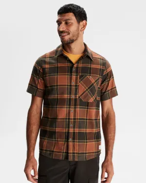Men's Fyfe Short Sleeve Shirt - Redwood Plaid
