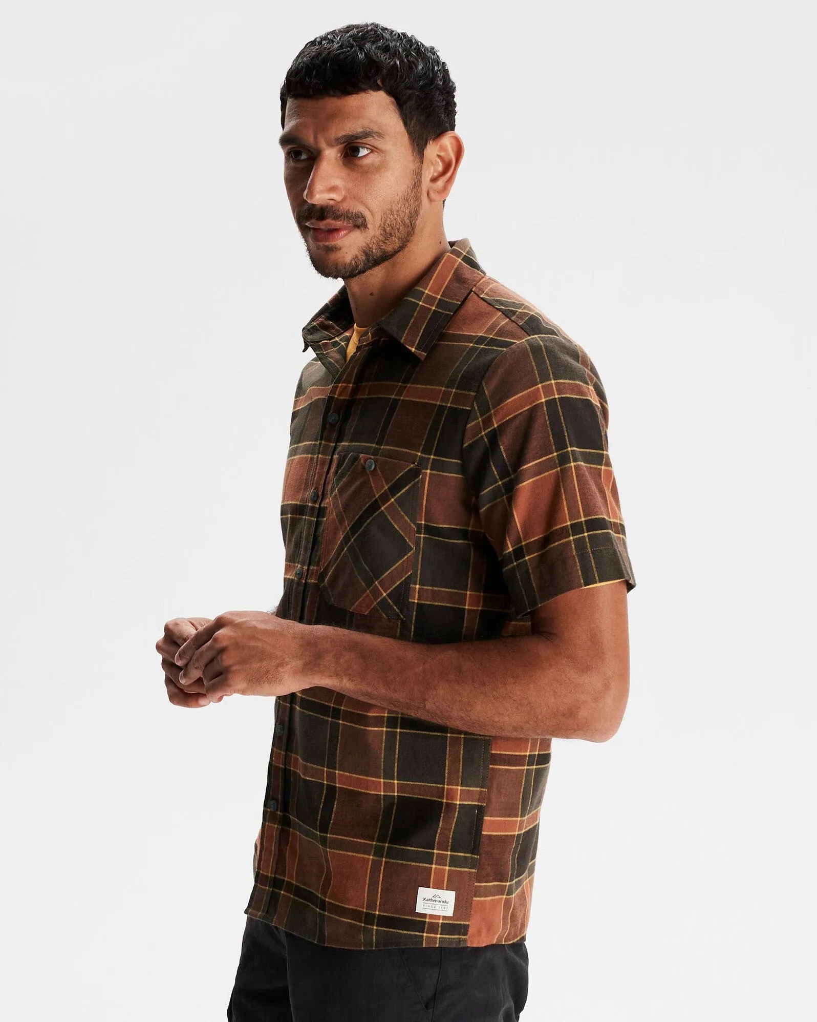 Men's Fyfe Short Sleeve Shirt - Redwood Plaid