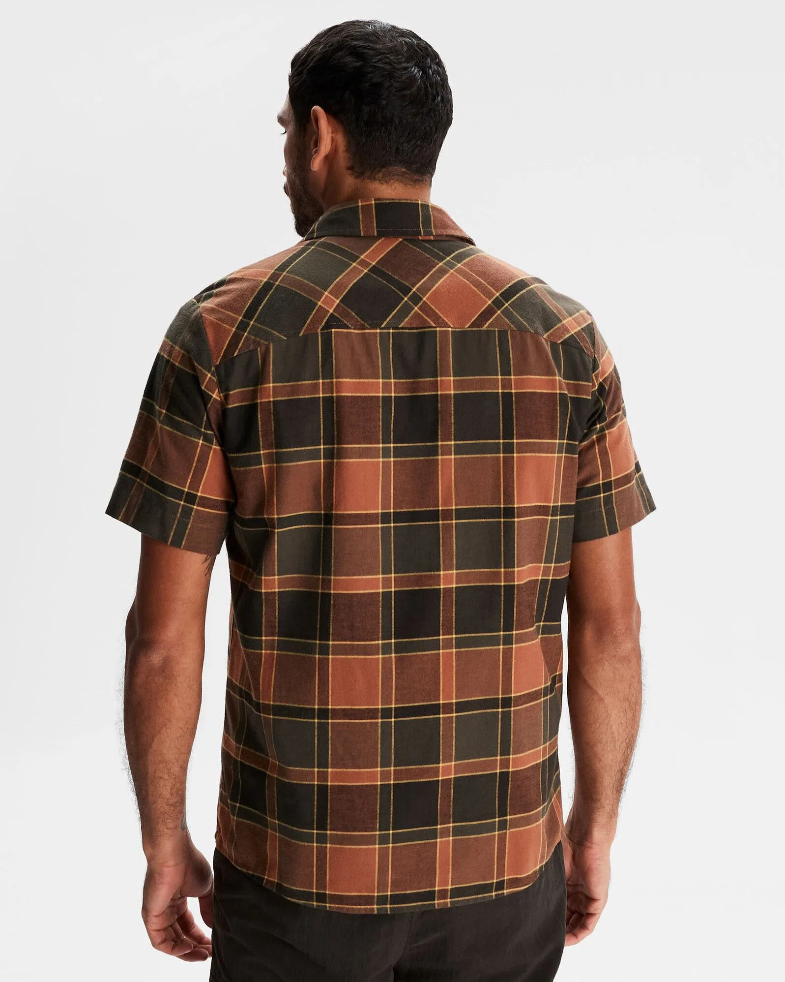 Men's Fyfe Short Sleeve Shirt - Redwood Plaid