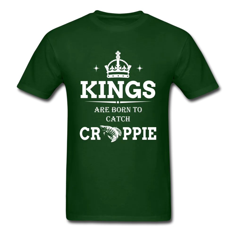 Men's "Kings Are Born" Forrest Green Short Sleeve T-Shirt