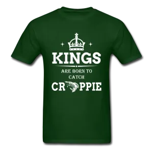 Men's "Kings Are Born" Forrest Green Short Sleeve T-Shirt