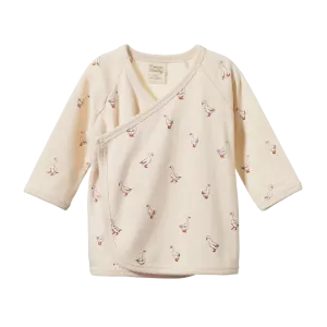 Nature Baby Kimono Jacket - Goosey Print
