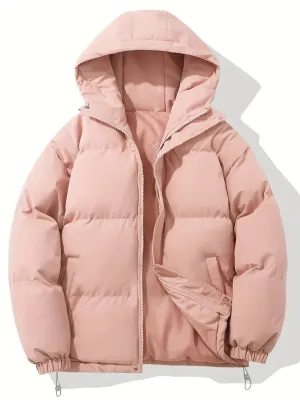 Puffer Jacket - Winter Coat With Hood For Ladies
