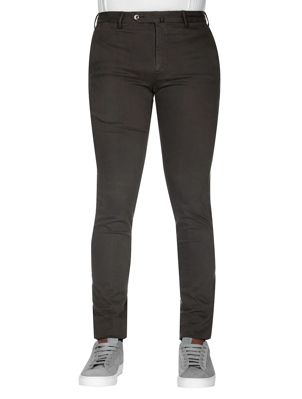 Sretch Cotton Chino Brown