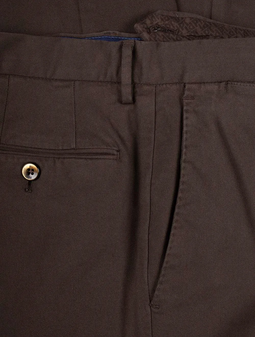 Sretch Cotton Chino Brown
