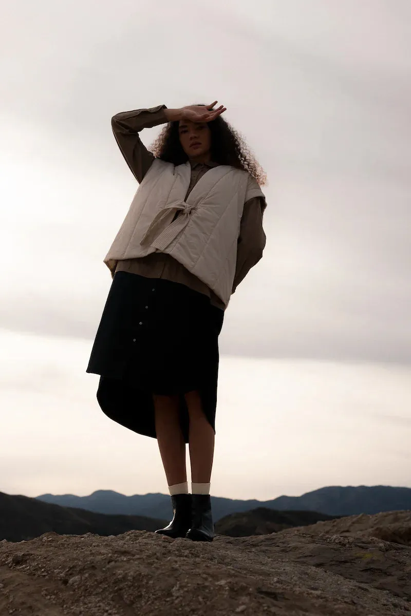 There Elsewhere Padded Knit Vest