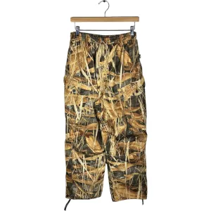 Vintage Grass Ghost Camo Insulated Suede Cargo Pants