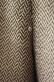 Warm Autumn Herringbone Tweed Embroidered Jacket